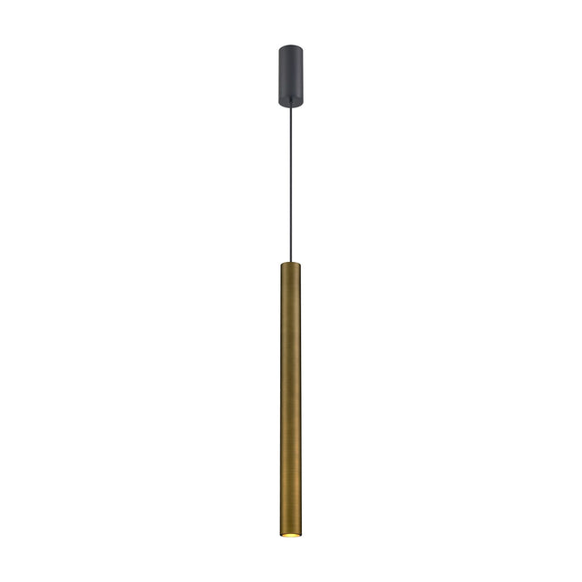 Chime pendant light in brushed bronze finish