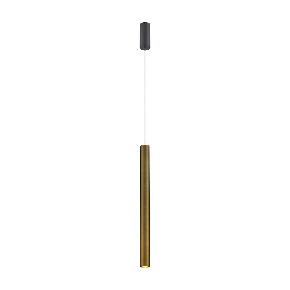 Chime pendant light in brushed bronze finish, alternative view
