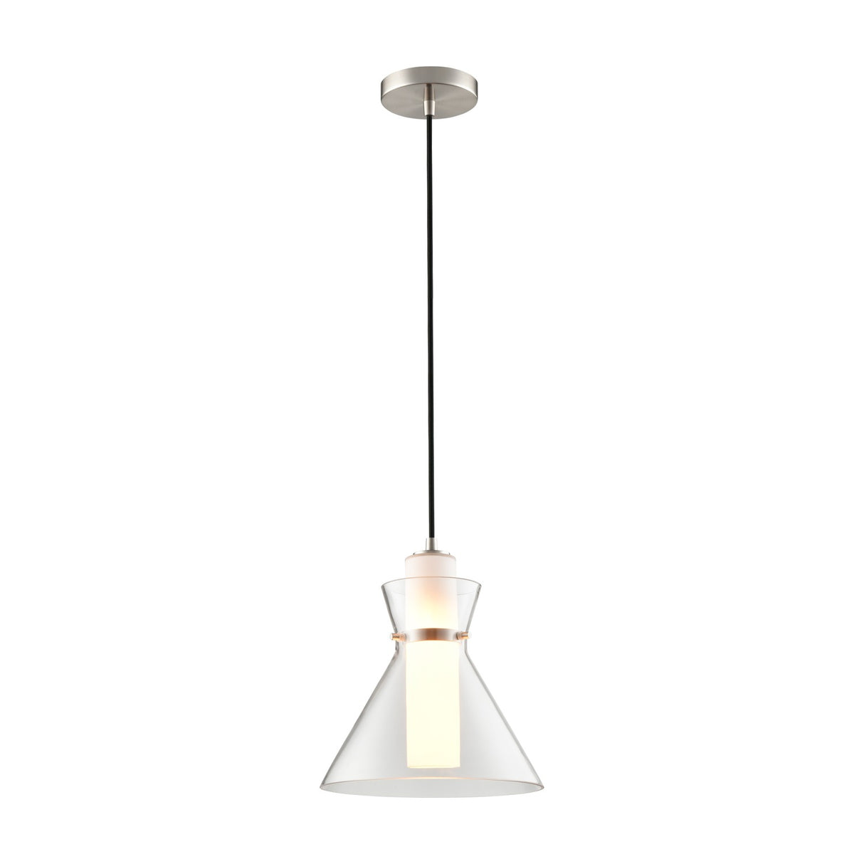 Bliss pendant light in satin nickel finish