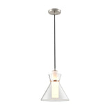 Bliss pendant light in satin nickel finish
