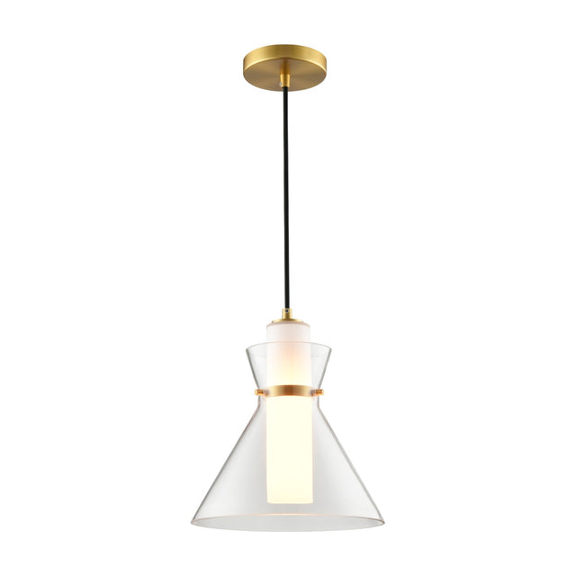 Bliss pendant light in brass finish