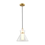 Bliss pendant light in brass finish, alternative view