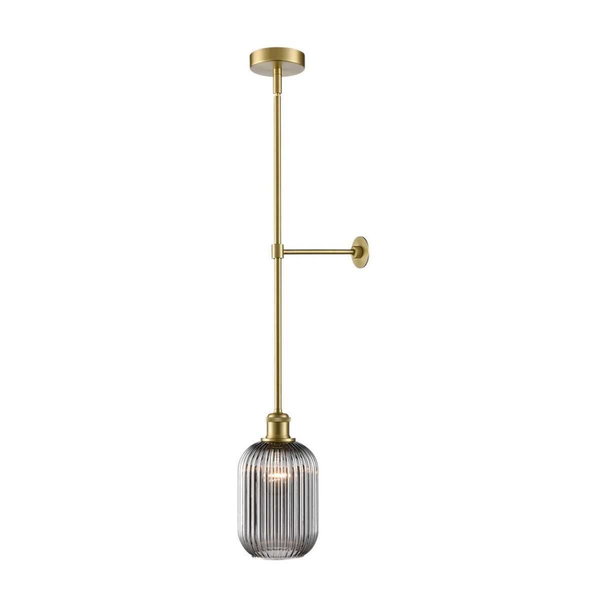 Tranquil ceiling light in brass finish