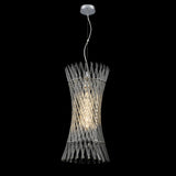 Ethereal chandelier, shown on a dark background
