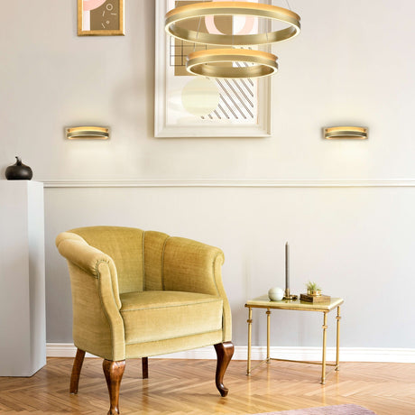 Eternity chandelier, shown in a room setting