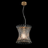 Ethereal chandelier, shown on a dark background
