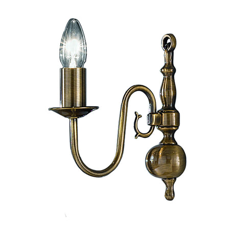 Halle wall light in bronze finish