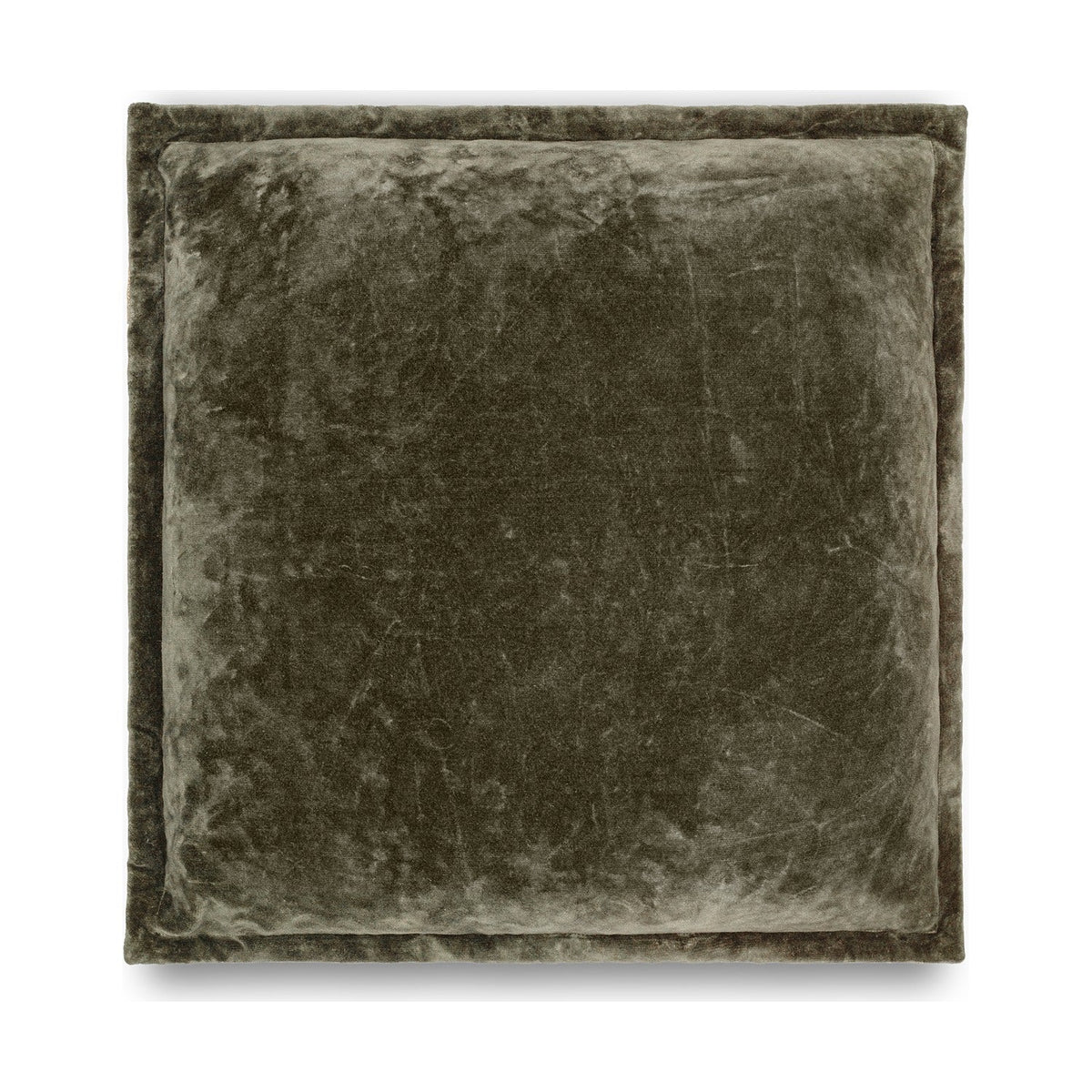 Pilani 50 x 50cm Velvet & Linen Cushion Cover - Moss