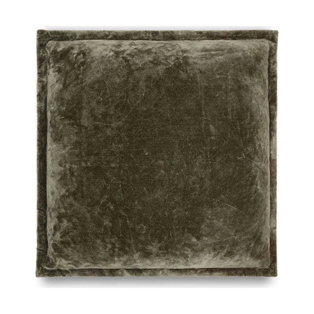 Pilani 50 x 50cm Velvet & Linen Cushion Cover - Moss