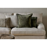 Pilani 50 x 50cm Velvet & Linen Cushion Cover - Moss