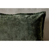 Pilani 50 x 50cm Velvet & Linen Cushion Cover - Moss