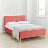 Pierre King Bed Frame - Aqua