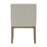 Piper Dining Chair - Bisque with Brushed Wood