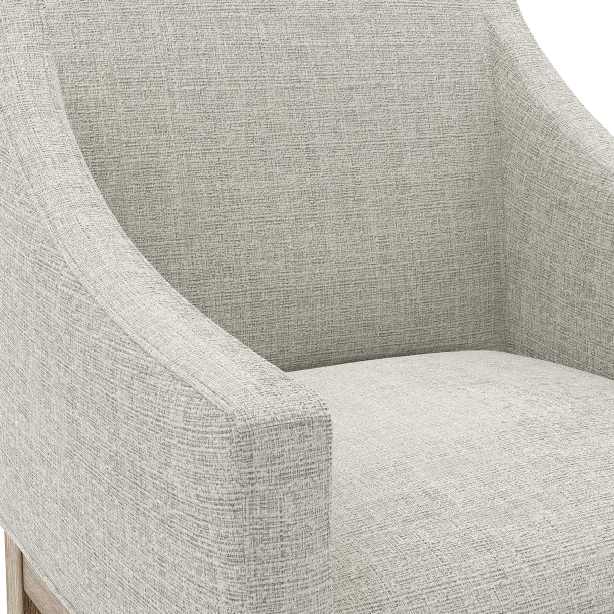 Piper Dining Chair - Bisque with Brushed Wood
