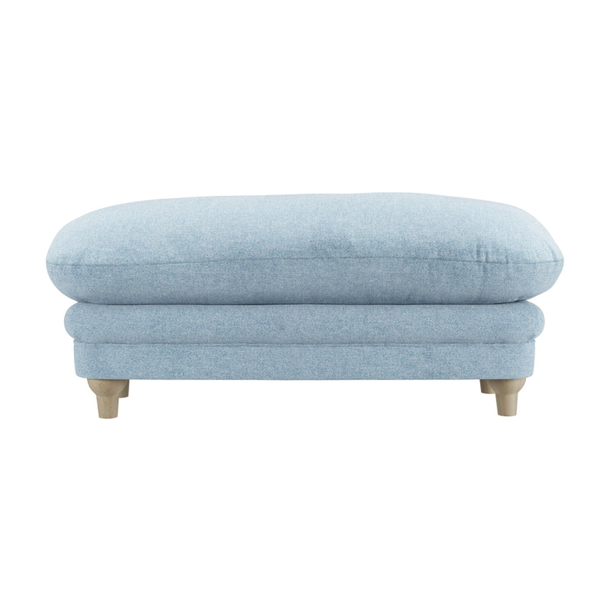 Plumpton Footstool – Duck Egg Blue