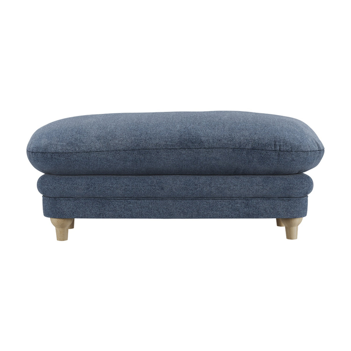Plumpton Footstool – Denim Blue