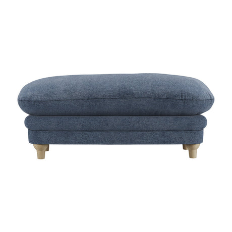 Plumpton Footstool – Denim Blue