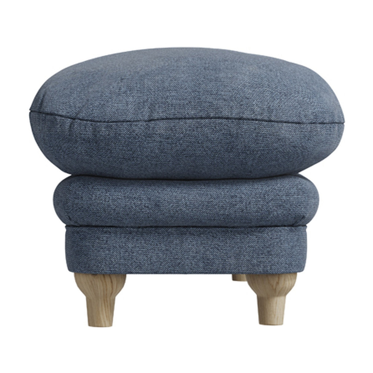 Plumpton Footstool – Denim Blue