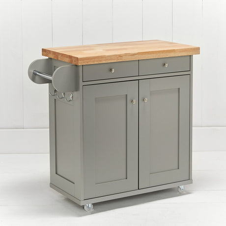 Portland Kitchen Island - Grey