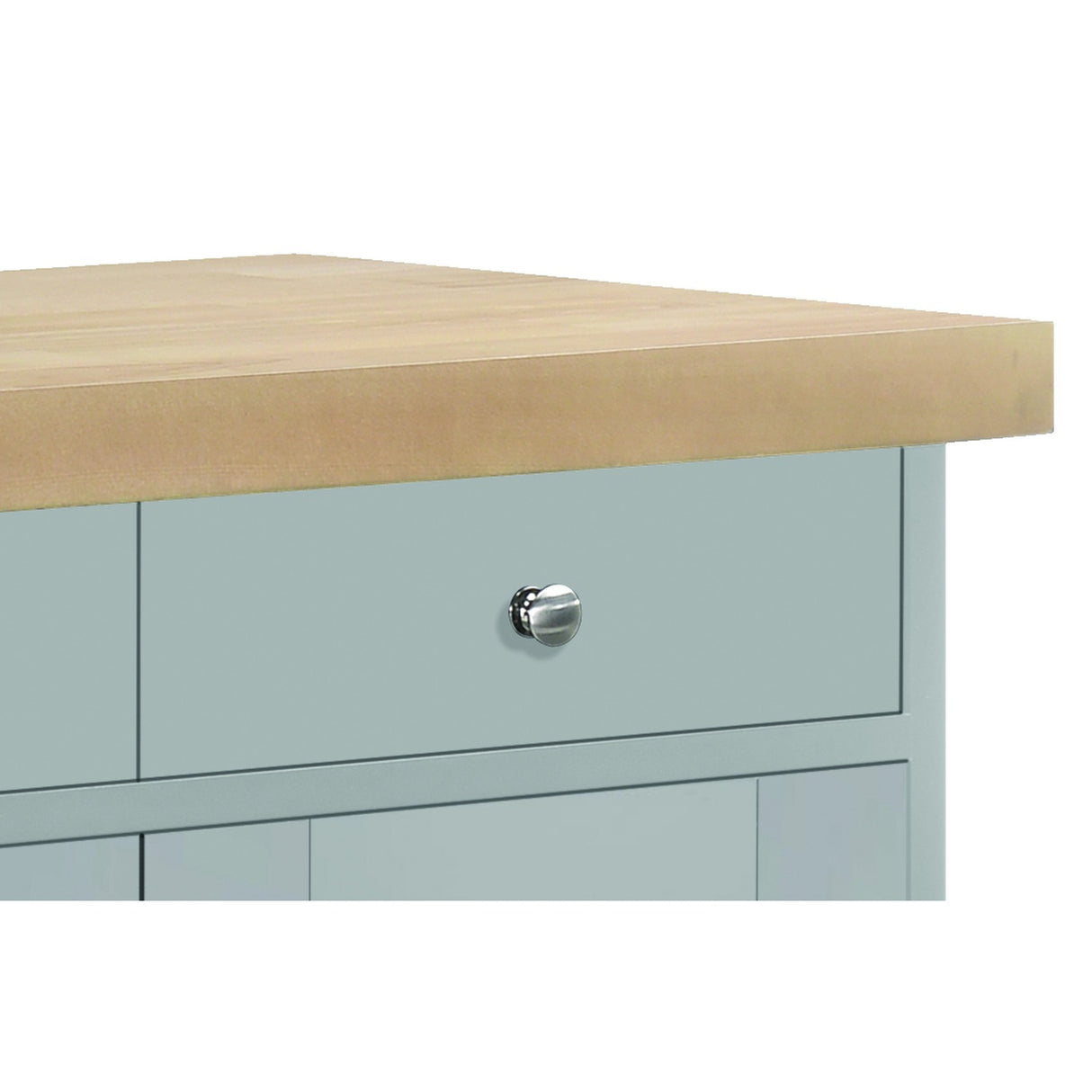 Portland Kitchen Island - Grey