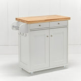 Portland Kitchen Island - White