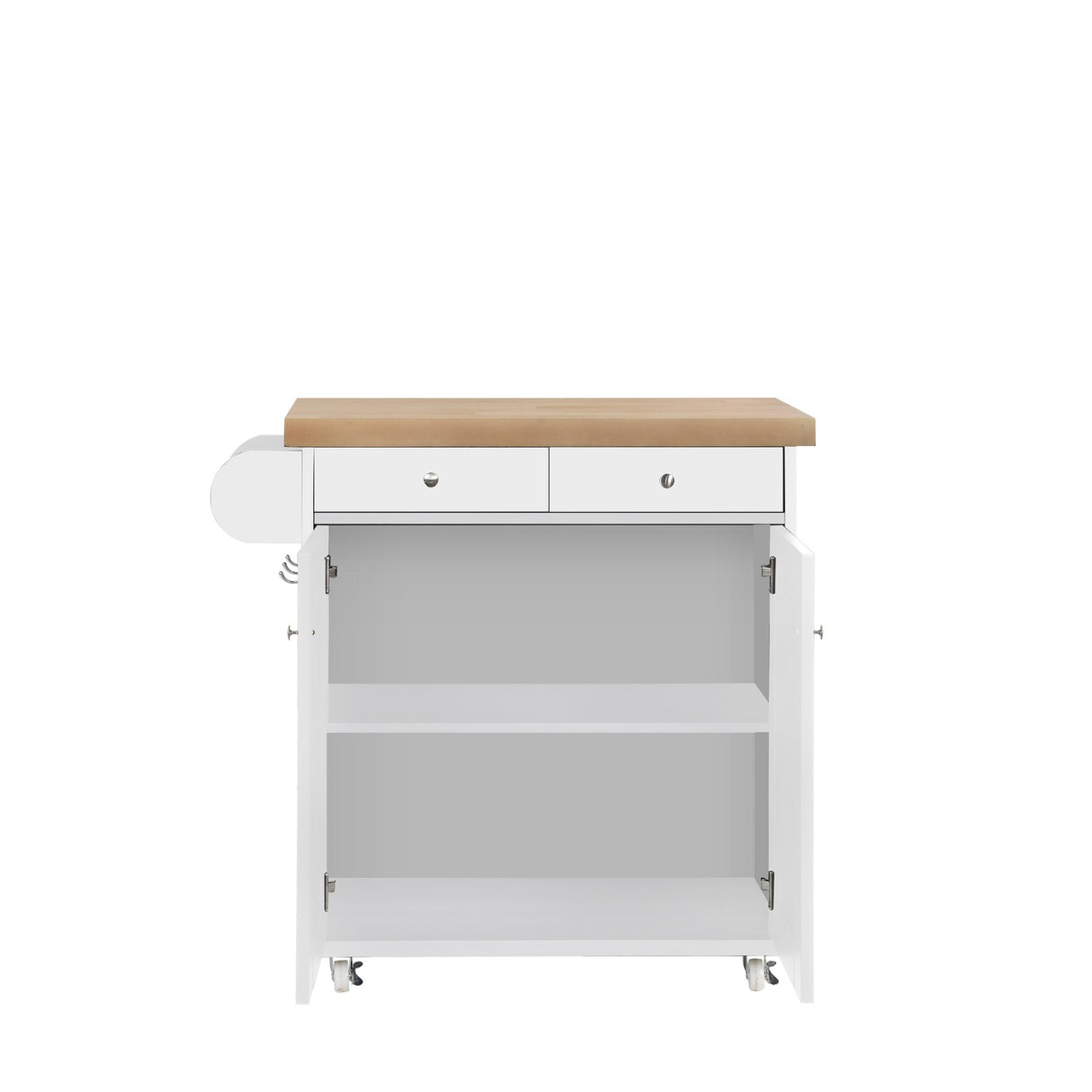 Portland Kitchen Island - White