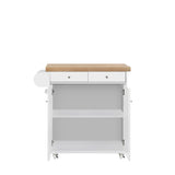 Portland Kitchen Island - White