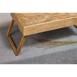 Pawi Mango Wood Breakfast Tray - Natural