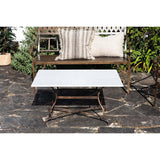 Parwaha Marble Garden Table - Off White