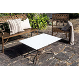 Parwaha Marble Garden Table - Off White