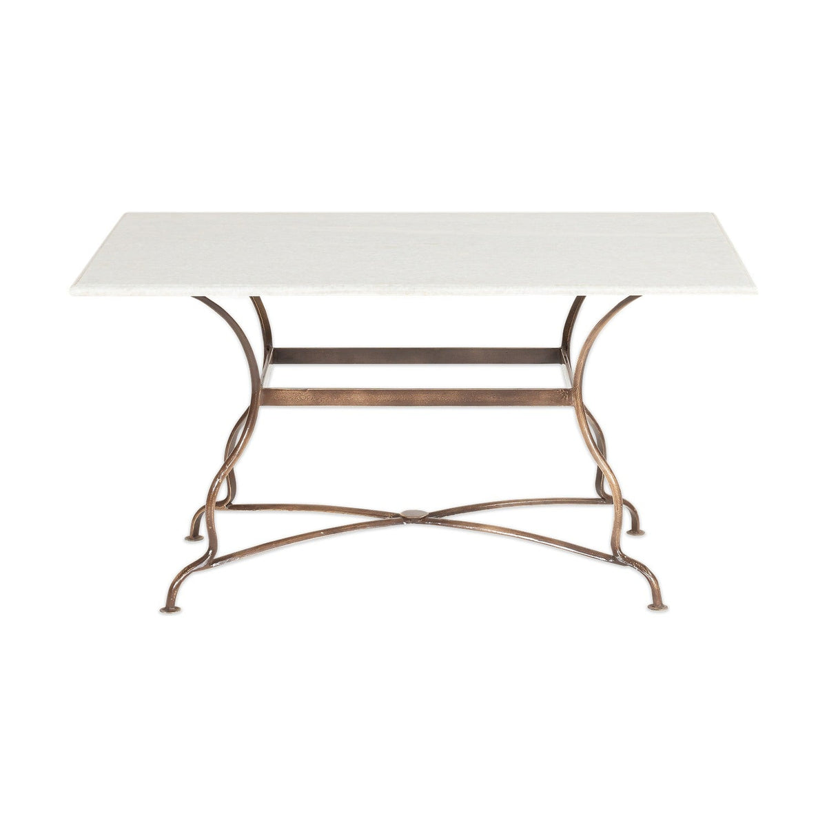Parwaha Marble Garden Table - Off White