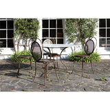 Parwaha 4 Seater Marble Garden Table - Off White