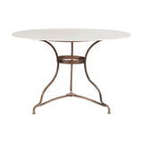 Parwaha 4 Seater Marble Garden Table - Off White