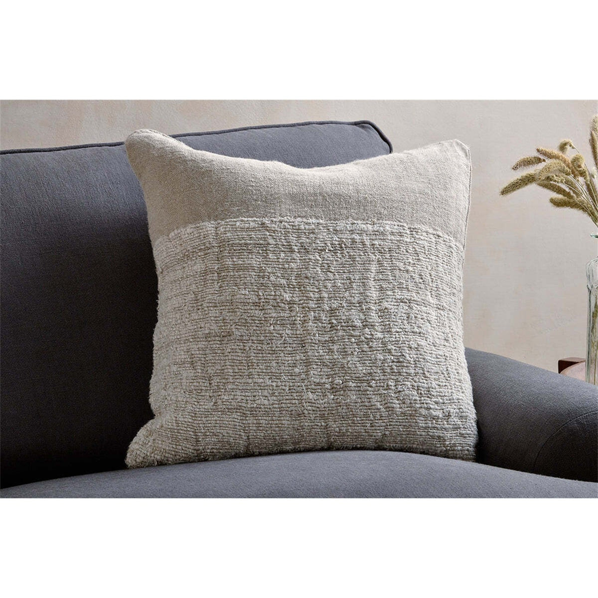 Puli 50 x 50cm Recycled Linen Cushion Cover - Natural