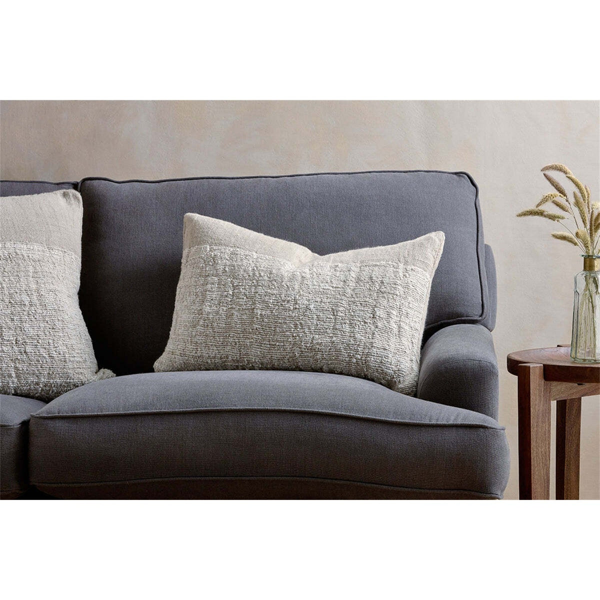 Puli 60 x 40cm Recycled Linen Cushion Cover - Natural