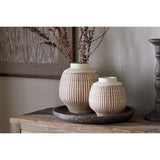 Perola Small Ceramic Vase - Natural & Rust