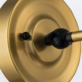 Provence 1 Light Wall Light - Aged Brass & Matt Black