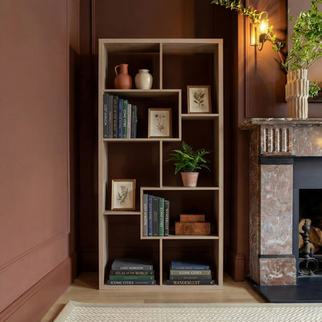 Quebec Shelving Unit - Light Wash