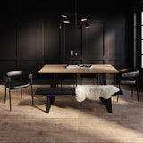 Queens Dining Chair - Black with Black