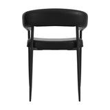 Queens Dining Chair - Black with Black