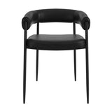 Queens Dining Chair - Black with Black