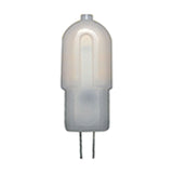 G4 capsule LED bulb, 2W 5000K, white cylindrical body with two pins, shown against a plain white background.