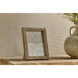 Ranoli Etched Photo Frame - Antique Brass - 8 X10, styled view 3
