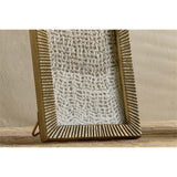 Ranoli Etched Photo Frame - Antique Brass - 8 X10, styled view 5
