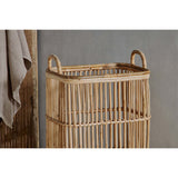 Rammi Tall Rattan Laundry Basket - Natural