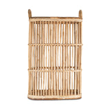 Rammi Tall Rattan Laundry Basket - Natural