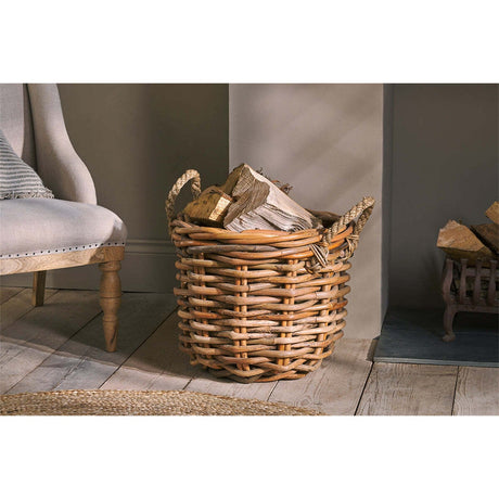 Rattan Chunky Storage Basket - Natural