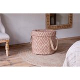 Renu Jute Laundry Basket - Rust & Natural