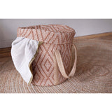 Renu Jute Laundry Basket - Rust & Natural