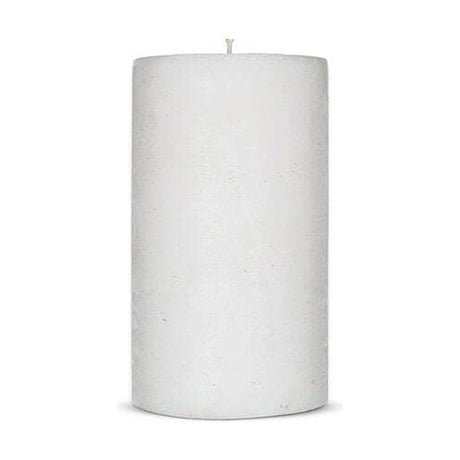 Rustic Soy Blend Small Pillar Candle - White